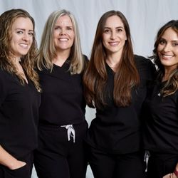 Premier General & Cosmetic Dentistry - Hygiene from left to right: Brittany, Eileen, Stefania & Diana.