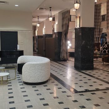 The Mayo Hotel - Seating area (headed to restroom) - Hotels Near Me - Tulsa, Oklahoma The Mayo Hotel - Seating area (headed to restroom) - Hotels Near Me - Tulsa, Oklahoma