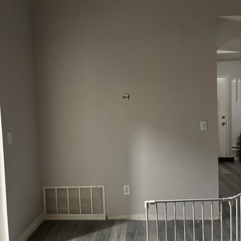 Superior Restoration - AFTER- Superior re-patch the wall and painted it back to normal - Damage Restoration Near Me Superior Restoration - AFTER- Superior re-patch the wall and painted it back to normal - Damage Restoration Near Me