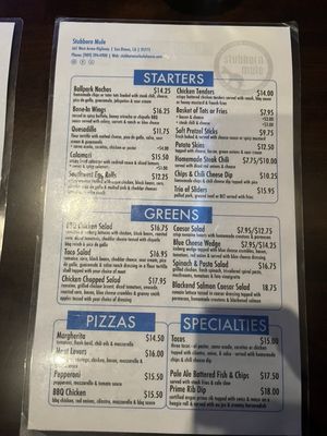 Menu photo 2 Stubborn Mule San Dimas, CA
