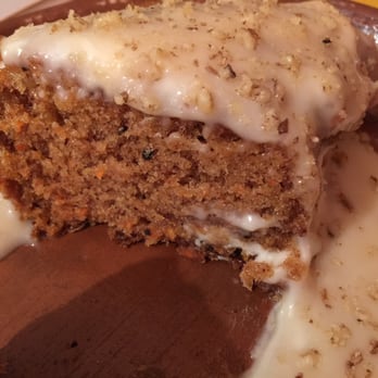 Mi Casa Restaurant - Carrot cake sliced open to see the inside, don't leave without a bite of this deliciousness. - Mexican Near Me - Benson, Arizona