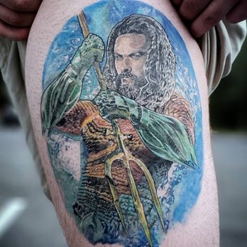 Divine Line Tattoos - Aquaman DC comic tattoo - Tattoo Near Me - Debary, Florida