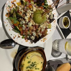 E & E Stakeout Grill - Crock of French Onion Soup* Soup & Side Kokopelli Salad