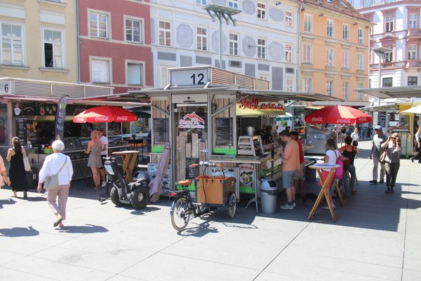 Würstelstand 12, weil's wurscht is by null