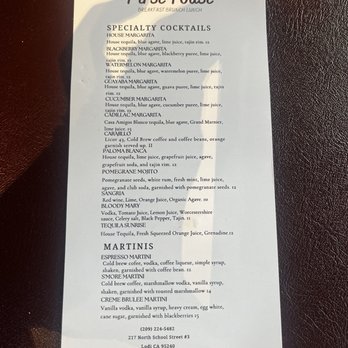 First Toast - Drink menu - Mexican Near Me - Lodi, California