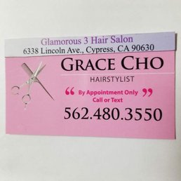 Grace's business card Grace's business card