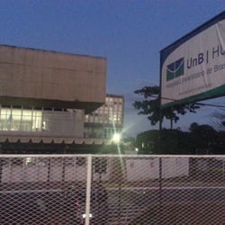 Hospital Universitário de Brasília - HUB - Hospita univesitario de brasilia. Placa.