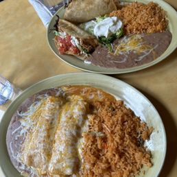 Enchilada and Taco