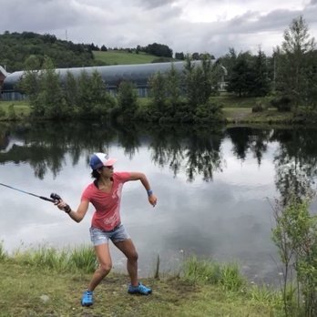 Parc Découverte Nature - Fishing in the trout ponds - Parks Near Me - Coaticook, Quebec