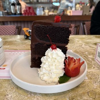 Moonlark’s Dinette - The Jumbo Slice of Chocolate Cake was delicious! - Diners Near Me - Los Angeles, California Moonlark’s Dinette - The Jumbo Slice of Chocolate Cake was delicious! - Diners Near Me - Los Angeles, California