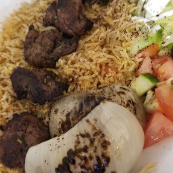 Zaitoun Kabob - Tikka beef. Single skewer  but the same price as other plates that have two skewers - Halal Near Me - Toronto, Ontario