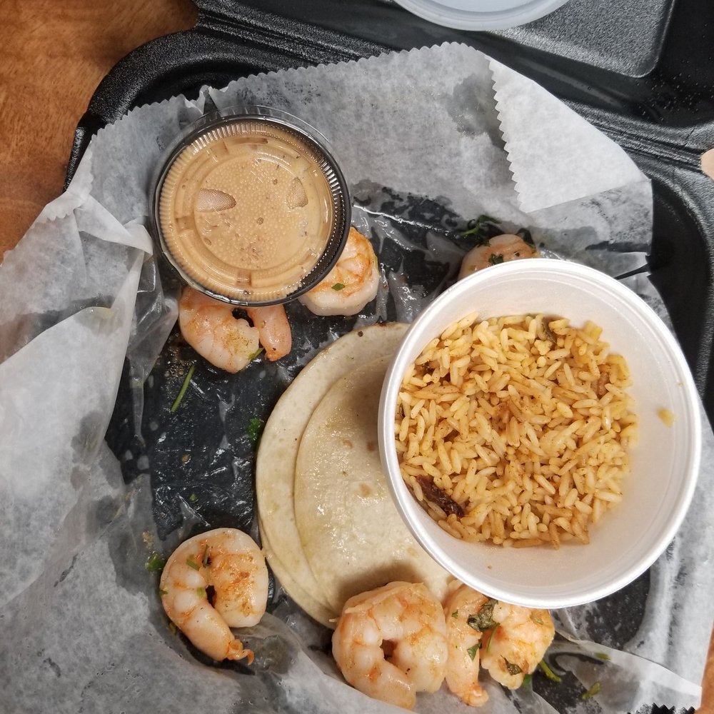 Bearfoot Tavern - Shrimp tacos UNTOUCHED! THIS IS HOW IT CAME TO ME! $12.00!!!! - Gastropubs Near Me - Macon, Georgia