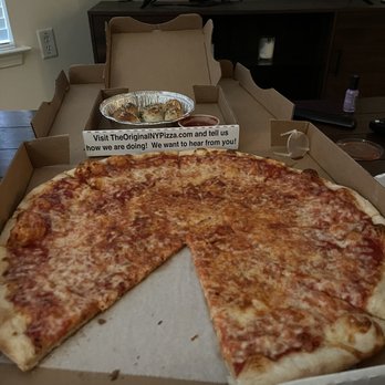 The Original NY Pizza - Cheese pizza & garlic knots - Pizza Near Me - Cary, North Carolina The Original NY Pizza - Cheese pizza & garlic knots - Pizza Near Me - Cary, North Carolina