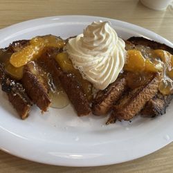Huddle House - Peach French toast