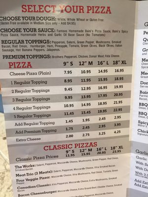Menu photo 3 Baini's Pizza Dartmouth, NS Menu photo 3 Baini's Pizza Dartmouth, NS