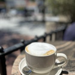 Mill Valley Depot Cafe And Bookstore - Cappy deliciousness!