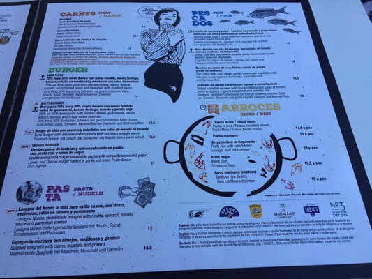 Menu photo 2 Mar Y Paz Can Picafort, PM