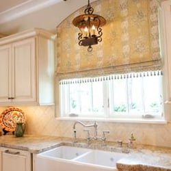 Your LifeStyle Interiors - Arched Roman Shade with trim