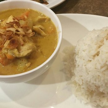 Thai Tyme - Chicken yellow curry - Thai Near Me - Manassas, Virginia