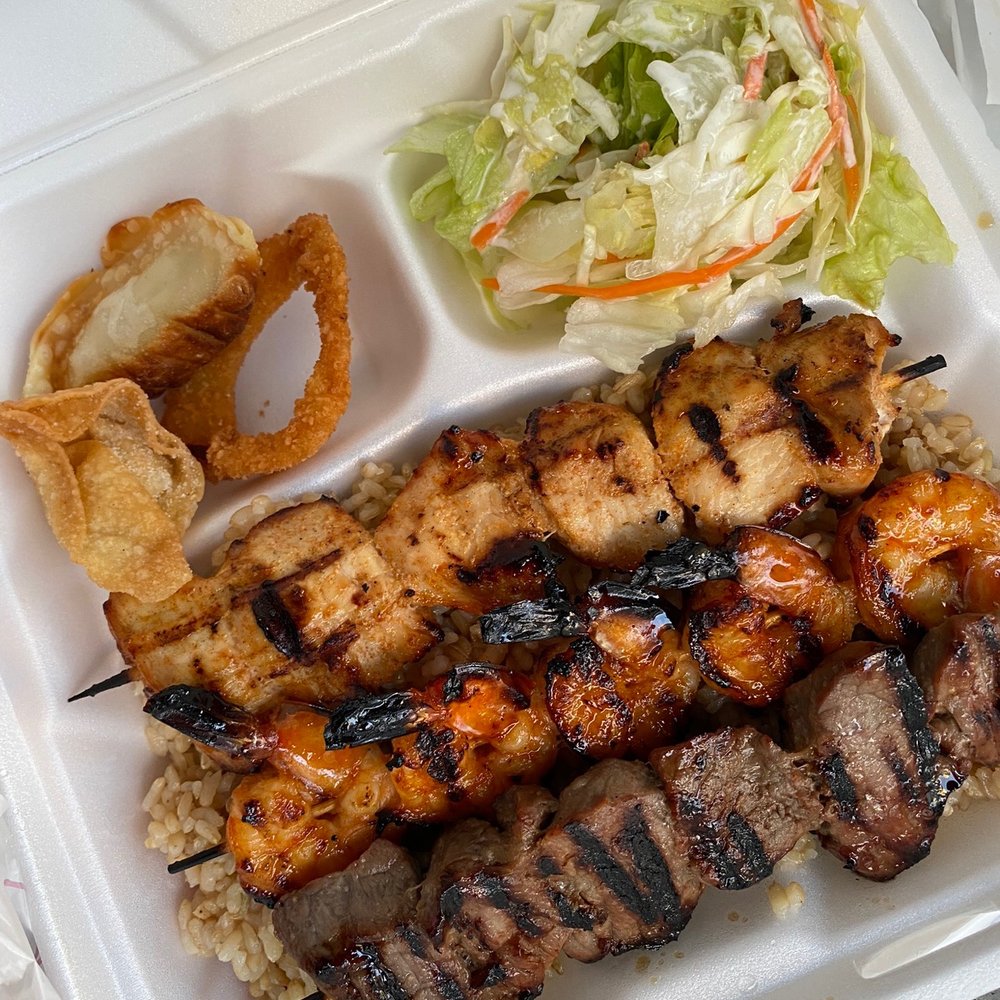 Teriyaki Plus - #6 with brown rice - Japanese Near Me - Chatsworth, California Teriyaki Plus - #6 with brown rice - Japanese Near Me - Chatsworth, California