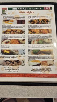 Menu photo 4 Eel River Cafe Garberville, CA