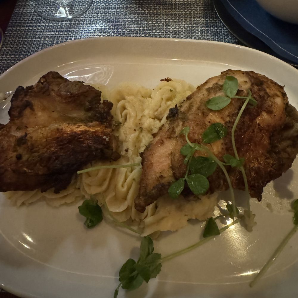 Bettini Restaurant - Pan Roasted Organic Half Chicken - New American Near Me - Edgartown, Massachusetts