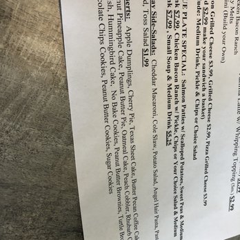 Brian's Bistro & More - Dessert menu - Coffee & Tea Near Me - Connersville, Indiana