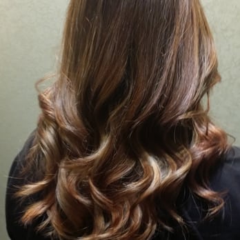 NC Salon - North York - Subtle pink/rose gold tones. gives a spontaneous kick and still appropriate for work! Thanks Yuko!! - Hair Salons Near Me - Toronto, Ontario
