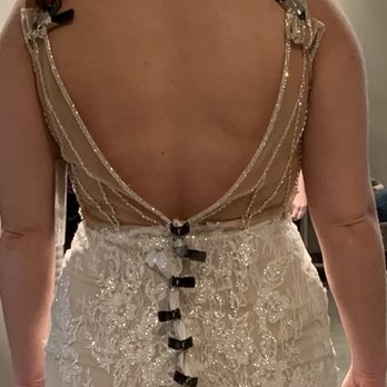 Anne Thomas Couture - As you can see the dress when purchases already had to be pinned a lot to "fit" and this was before I lost weight. - Sewing & Alterations Near Me - Denver, Colorado