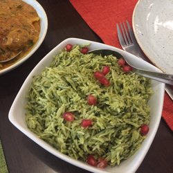 Maa - Spinach rice, so yum