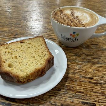 Klatch Coffee - 9/29/24 Could've staged it better (lemon poppy bread) - Coffee & Tea Near Me - Rancho Cucamonga, California