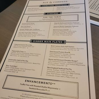 Ale & Compass Restaurant - Menu - American Near Me - Orlando, Florida Ale & Compass Restaurant - Menu - American Near Me - Orlando, Florida