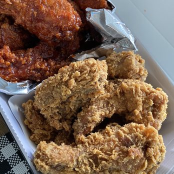 bb.q Chicken Kahala - Half & Half Hot Spicy $30 - Chicken Wings Near Me - Honolulu, Hawaii