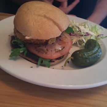 Garden Grille - Sweet potato and quinoa burger - Vegan Near Me - Pawtucket, Rhode Island Garden Grille - Sweet potato and quinoa burger - Vegan Near Me - Pawtucket, Rhode Island