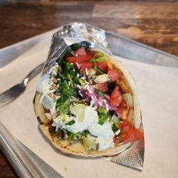 Pirho Grill - Create your own pita wrap
