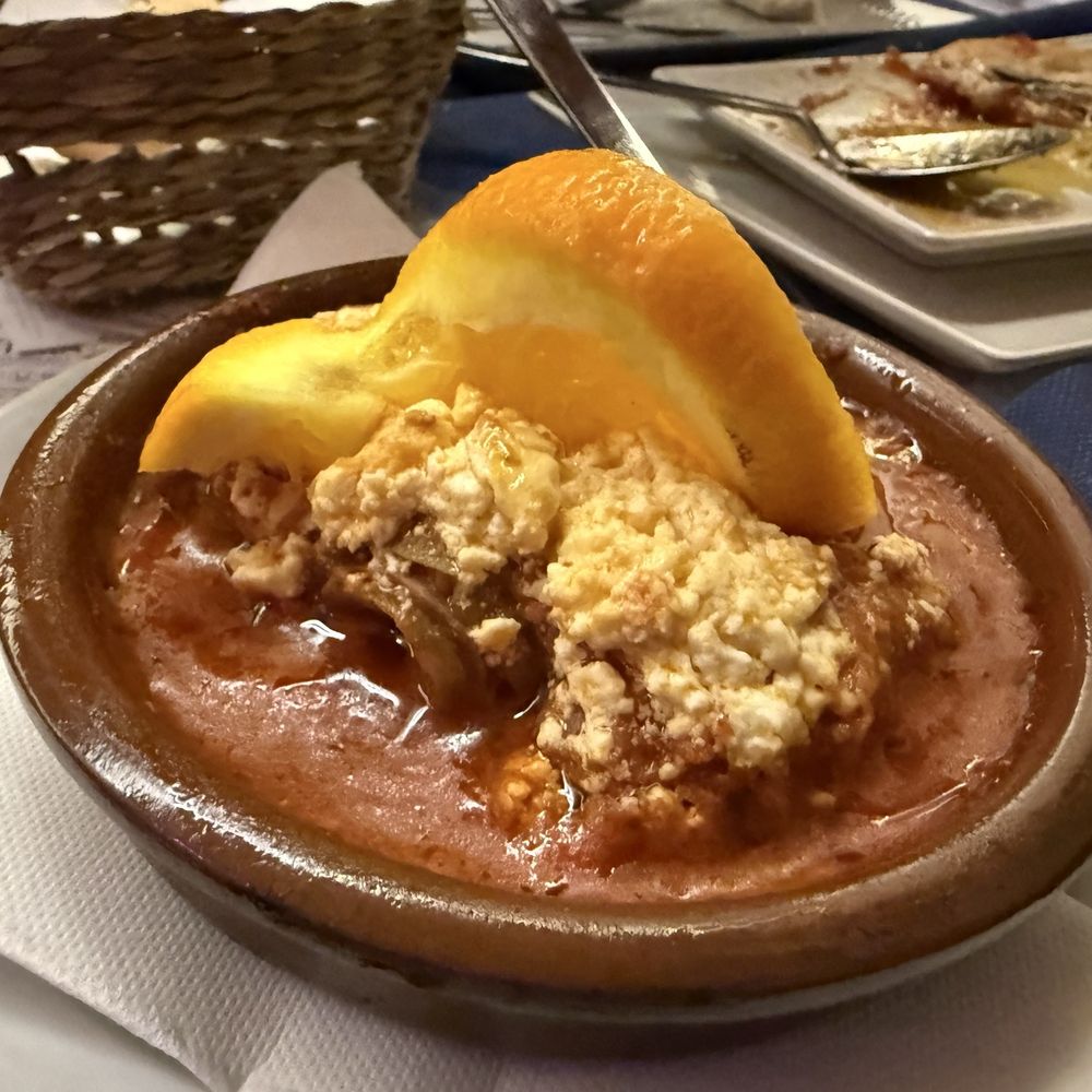 El Mini Bar - Bacon wrapped eggplant in tomato sauce with feta - Tapas Bars Near Me - Madrid, M