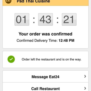 Pad Thai - Took my food 1 hr, 43 mins to arrive. Lol. - Thai Near Me - Santa Ana, California Pad Thai - Took my food 1 hr, 43 mins to arrive. Lol. - Thai Near Me - Santa Ana, California