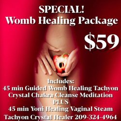 Tachyon Crystal Healer - Womb vaginal Healing Yoni Steam
