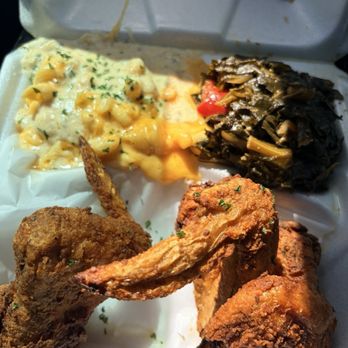 Sol'Delish - Fried wings, collard greens & Mac & cheese. - Soul Food Near Me - Charlotte, North Carolina Sol'Delish - Fried wings, collard greens & Mac & cheese. - Soul Food Near Me - Charlotte, North Carolina