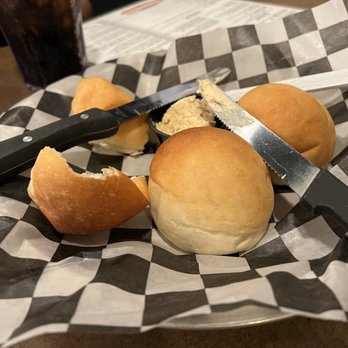 Fred’s Steakhouse - Bread with butter - Steakhouses Near Me - Elk City, Oklahoma Fred’s Steakhouse - Bread with butter - Steakhouses Near Me - Elk City, Oklahoma