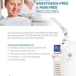 Smile32 - We are happy to introduce the newest modern technology. The Solea laser to our practice.