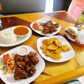 El Rincon Latino - Chicharron de pollo, chimi, tostones and red beans and rice - Latin American Near Me - Tampa, Florida El Rincon Latino - Chicharron de pollo, chimi, tostones and red beans and rice - Latin American Near Me - Tampa, Florida