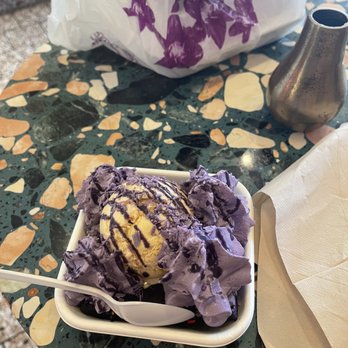 Sampaguita - Ube sundae with queso guava ice cream - Ice Cream & Frozen Yogurt Near Me - Orlando, Florida Sampaguita - Ube sundae with queso guava ice cream - Ice Cream & Frozen Yogurt Near Me - Orlando, Florida