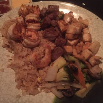 Nikko Hibachi - Hibachi Combo A - Angus Steak, Shrimp & Chicken w/ Veggies & Fried Rice - Japanese Near Me - Fresh Meadows, New York Nikko Hibachi - Hibachi Combo A - Angus Steak, Shrimp & Chicken w/ Veggies & Fried Rice - Japanese Near Me - Fresh Meadows, New York