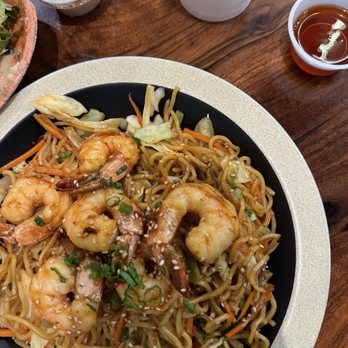 MUSE Fusion+Sushi - Yakisoba noodles with shrimp - Sushi Bars Near Me - Austin, Texas MUSE Fusion+Sushi - Yakisoba noodles with shrimp - Sushi Bars Near Me - Austin, Texas
