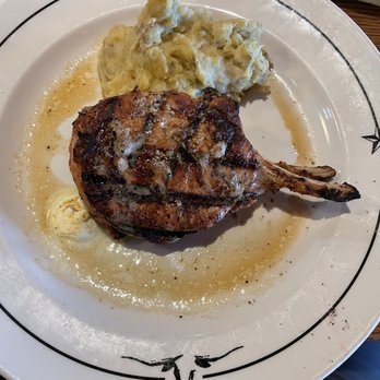 Saltgrass Steak House - Double Porkchop with mashed potatoes - Steakhouses Near Me - Irving, Texas Saltgrass Steak House - Double Porkchop with mashed potatoes - Steakhouses Near Me - Irving, Texas