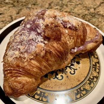 The Bread Basket - Ube Croissant- 3.5/5 stars - Bakeries Near Me - Daly City, California