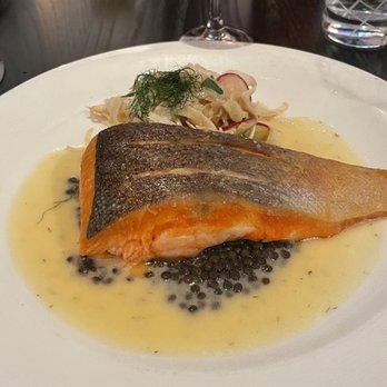 Gordon Ramsay Hell's Kitchen - Paper plane drink, salmon with beluga lentils - Steakhouses Near Me - Stateline, Nevada Gordon Ramsay Hell's Kitchen - Paper plane drink, salmon with beluga lentils - Steakhouses Near Me - Stateline, Nevada
