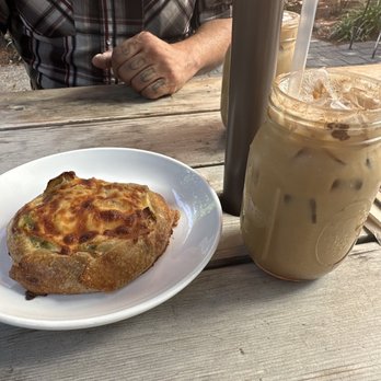 Bread & Honey Cafe - Potato and Leek pasty and iced coffee - Cafes Near Me - Portland, Oregon Bread & Honey Cafe - Potato and Leek pasty and iced coffee - Cafes Near Me - Portland, Oregon