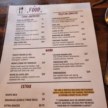 Magna Kusina - Menu as of 5/28/26 - Filipino Near Me - Portland, Oregon Magna Kusina - Menu as of 5/28/26 - Filipino Near Me - Portland, Oregon